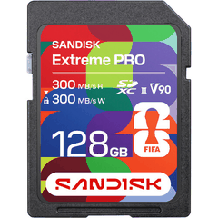 SanDisk 128GB Extreme PRO UHS-II SDXC (FIFA World Cup 2026 Edition)